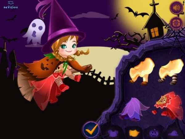 Elsas And Annan Halloween - dress up games स्क्रीनशॉट 2