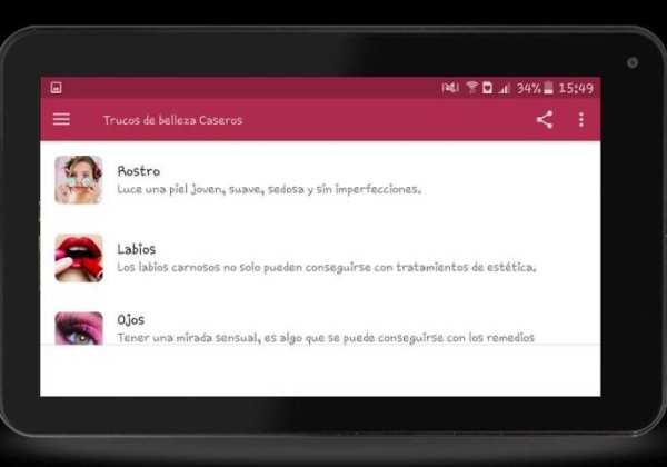 Trucos de belleza Caseros screenshot 2