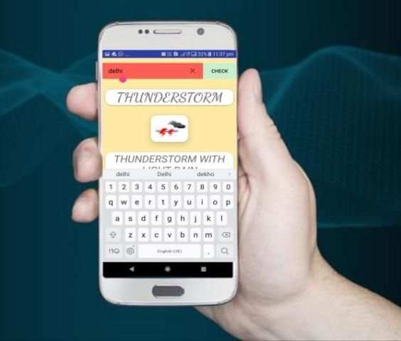 WEATHER APP स्क्रीनशॉट 1
