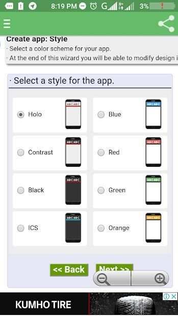 App Creator Create your own app screenshot 4