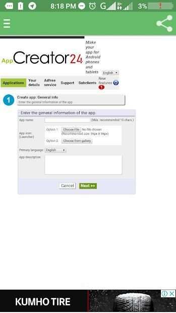 App Creator Create your own app screenshot 6