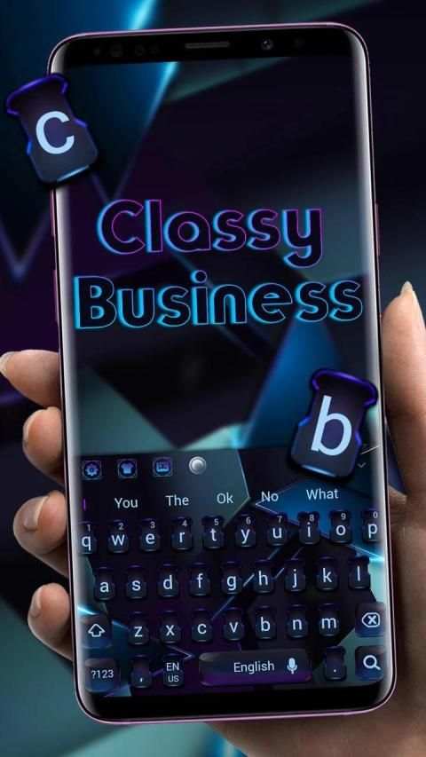 Classy Business Keyboard स्क्रीनशॉट 2