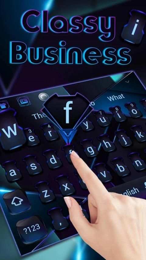 Classy Business Keyboard स्क्रीनशॉट 1