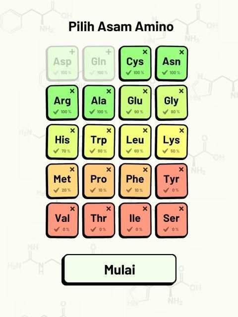 Kuis Asam Amino screenshot 2
