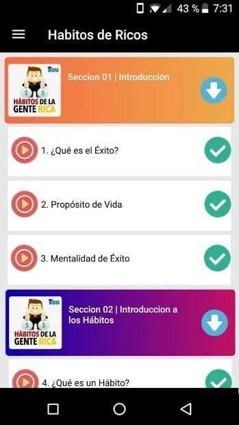 Habitos de Ricos screenshot 1