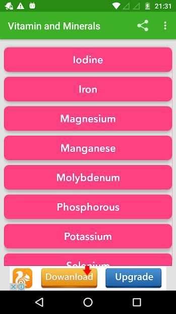 Vitamin and Minerals : Guide screenshot 11
