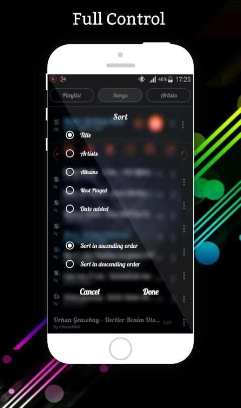 Mp3 player screenshot 1