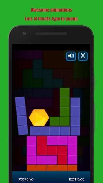 Hexagon Fall Physic Game screenshot 1