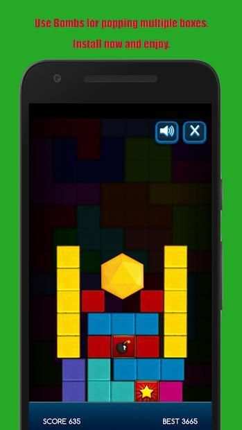 Hexagon Fall Physic Game screenshot 2