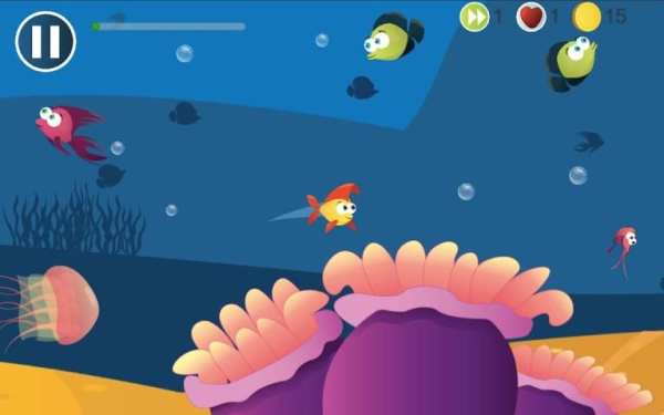 Angry Hungry Fish स्क्रीनशॉट 1