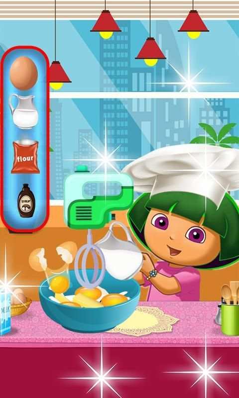 Hot Cooking Dora Cake-Crazy Kitchen Game स्क्रीनशॉट 9
