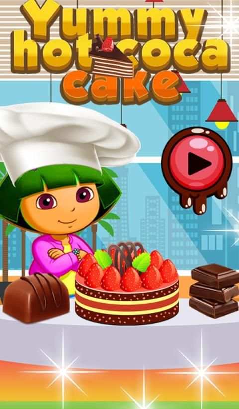 Hot Cooking Dora Cake-Crazy Kitchen Game स्क्रीनशॉट 5