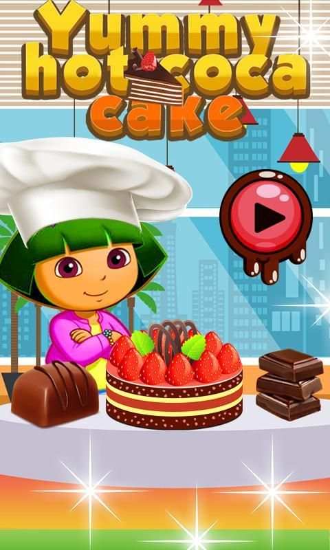 Hot Cooking Dora Cake-Crazy Kitchen Game स्क्रीनशॉट 10