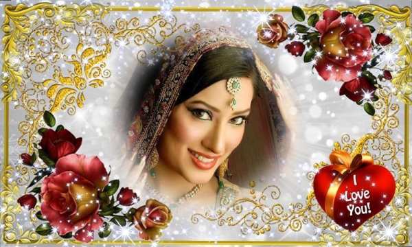 Rose Flower Photo Frame स्क्रीनशॉट 3