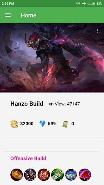 Mobile Legend Guide Build Hero screenshot 1