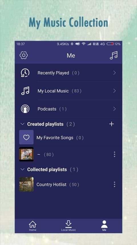 SkyBeat Radio Music Player - Free Music screenshot 3