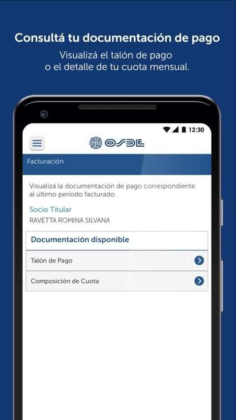 OSDE Móvil screenshot 1