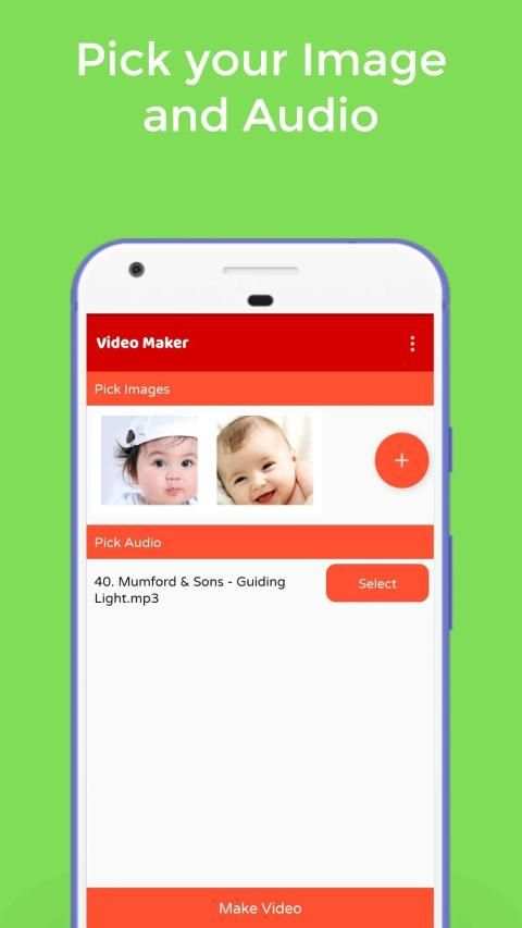 Video Maker - Image & Audio Merger स्क्रीनशॉट 2