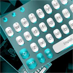 Black Blue Metal Keyboard