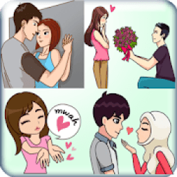 Love Couple Stickers For Whatsapp - WAStickerApps आइकन
