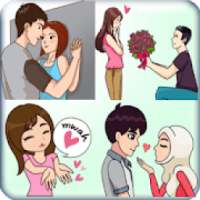 Love Couple Stickers For Whatsapp - WAStickerApps