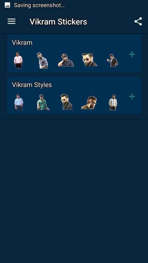 Vikram Stickers स्क्रीनशॉट 2