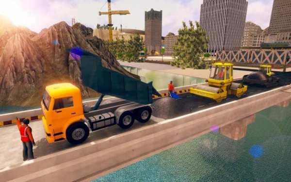Bridge Building Simulator: Road Construction Games स्क्रीनशॉट 5