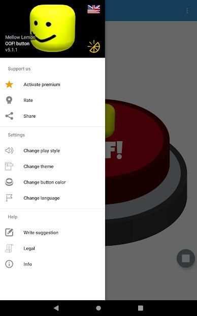 OOF! Roblox Button screenshot 1