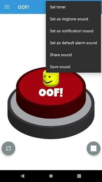 OOF! Roblox Button screenshot 7