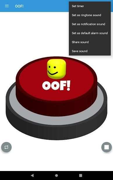 OOF! Roblox Button screenshot 2