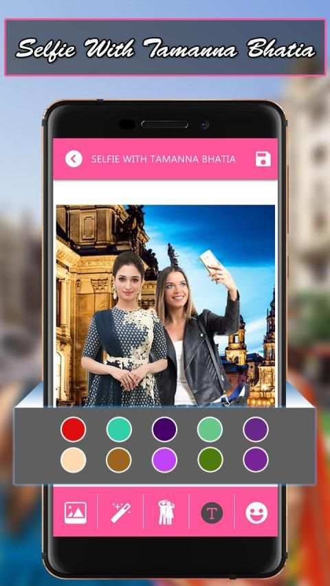 Selfie With Tamanna Bhatia स्क्रीनशॉट 2