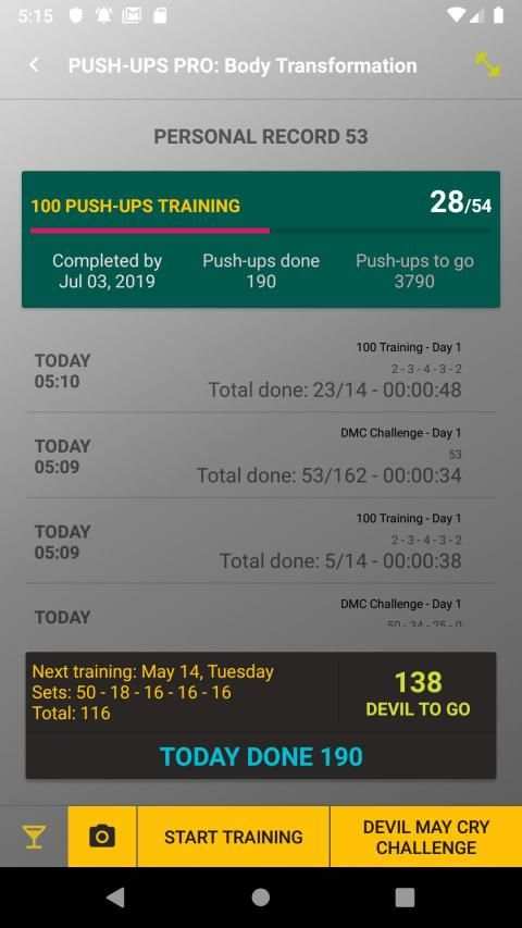 Home Workout PRO - PUSH UP 10 YEARS Body Transform screenshot 5