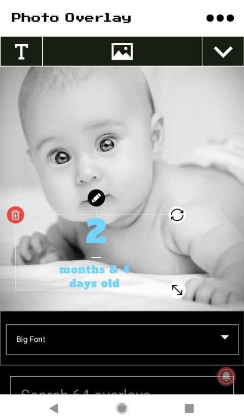 Age/date photo overlays screenshot 3