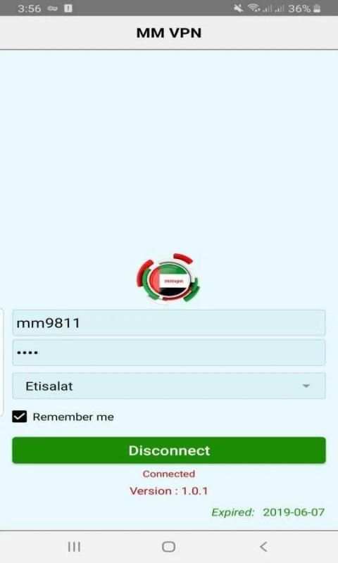 MM VPN screenshot 1