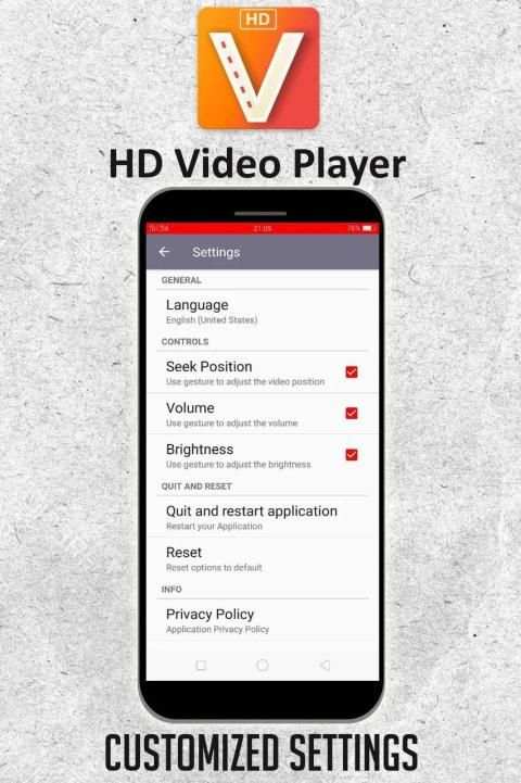 HD Video Player - Floating video player स्क्रीनशॉट 10