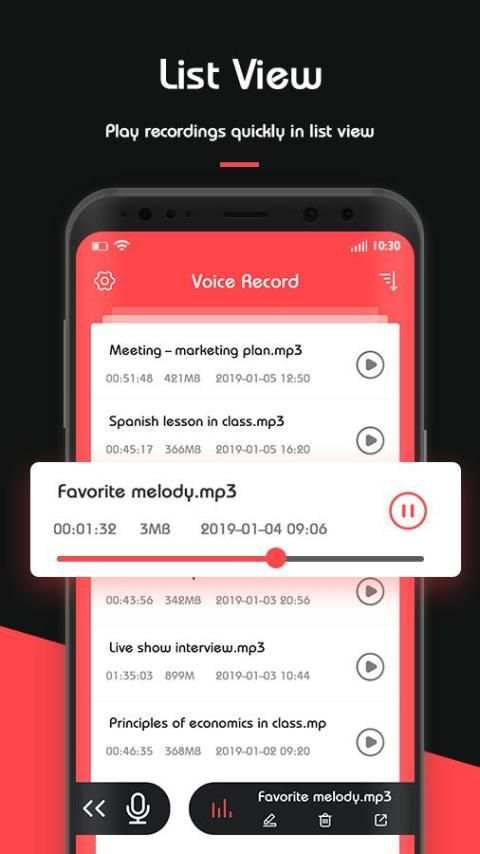 Voice Recorder - Audio Recorder & Sound Recording screenshot 3