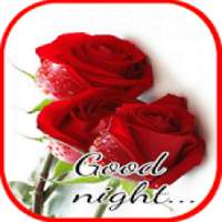 Good Night Flowers Images Gif