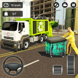 Garbage Truck Driving Simulator - Trash Cleaner icon