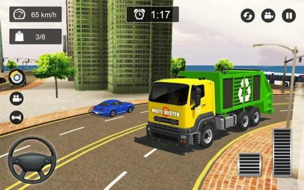 Garbage Truck Driving Simulator - Trash Cleaner screenshot 2