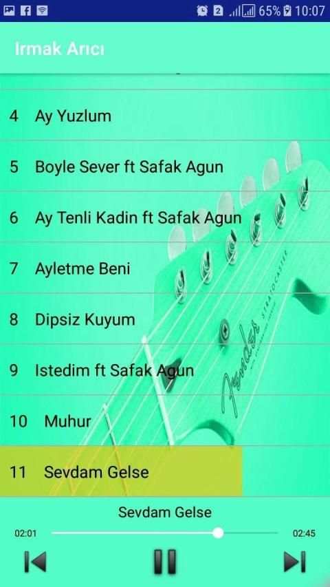 Irmak Arıcı Şarkıları 2019 - Gece Gibi Gönlün screenshot 1