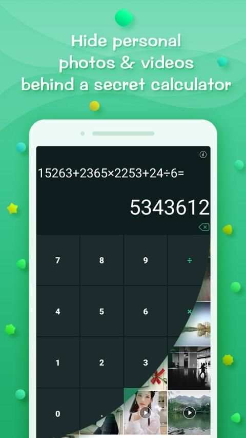 Photo Safe Calculator screenshot 4