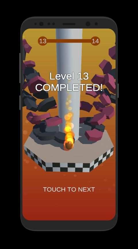 Tower Ball 3D Endless स्क्रीनशॉट 1