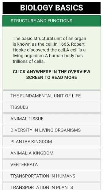 Biology Basics for Competitive Exams (IAS, PO etc) screenshot 2