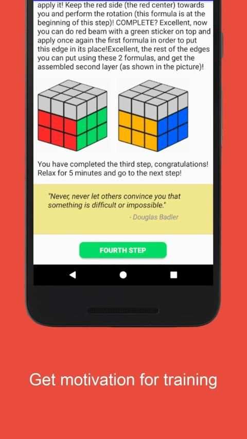 How to solve a Rubik's Cube 3x3 + Timer скриншот 6