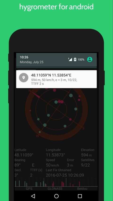 hygrometer for android - humidity meter & checker скриншот 3