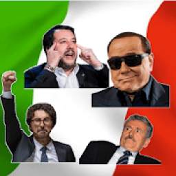 200+ stickers of Italian politicians for Whatsapp