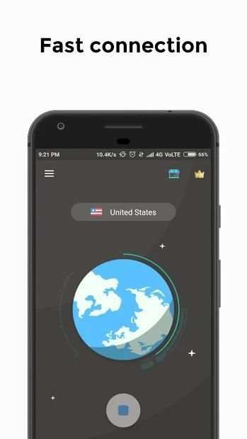 USA VPN - Free Unlimited Proxy screenshot 1
