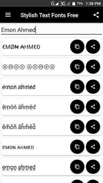 Stylish Text Fonts Free screenshot 1