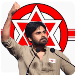 ikon Pavan Kalyan Janasena stickers for watsup