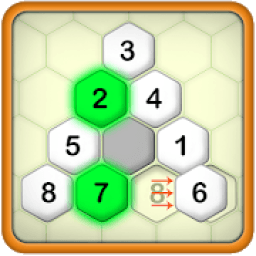 ikon Hexa Puzzle - Number Sorting Brain Game